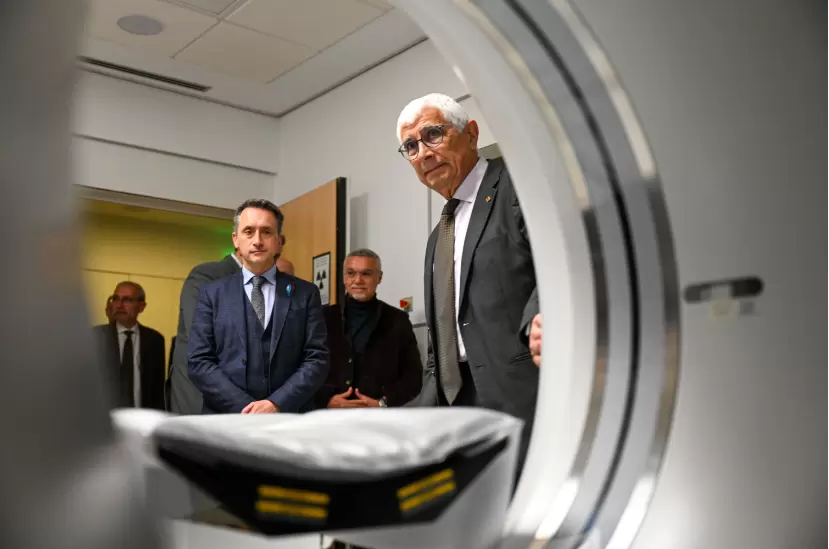 Inauguration du nouveau scanner de l' Hôpital de Cerdagne